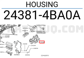 Nissan 243814BA0A HOUSING