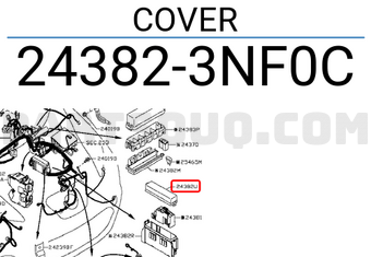 Nissan 243823NF0C COVER