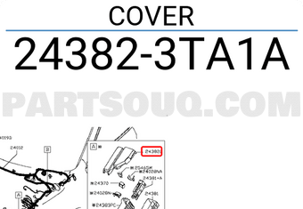 Nissan 243823TA1A COVER