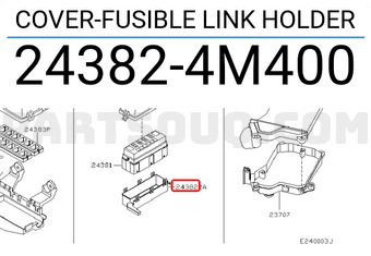 Nissan 243824M400 COVER-FUSIBLE LINK HOLDER