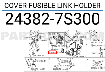 Nissan 243827S300 COVER-FUSIBLE LINK HOLDER