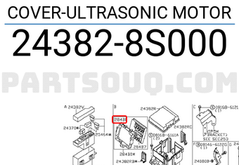 Nissan 243828S000 COVER-ULTRASONIC MOTOR