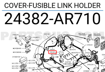 Nissan 24382AR710 COVER-FUSIBLE LINK HOLDER