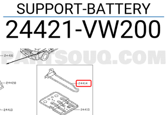 Nissan 24421VW200 SUPPORT-BATTERY