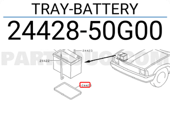 Nissan 2442850G00 TRAY-BATTERY