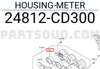 Nissan 24812CD300 HOUSING-METER