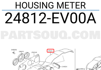 Nissan 24812EV00A HOUSING METER