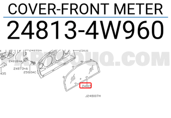 Nissan 248134W960 COVER-FRONT METER