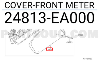 Nissan 24813EA000 COVER-FRONT METER