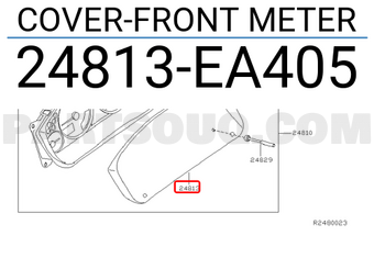 Nissan 24813EA405 COVER-FRONT METER