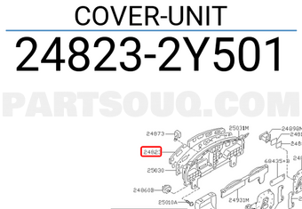 Nissan 248232Y501 COVER-UNIT