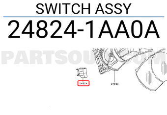 Nissan 248241AA0A SWITCH ASSY