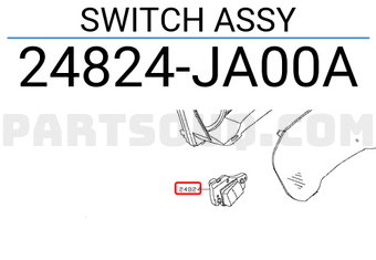 Nissan 24824JA00A SWITCH ASSY