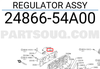 Nissan 2486654A00 REGULATOR ASSY