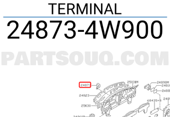 Nissan 248734W900 TERMINAL