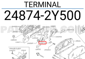 Nissan 248742Y500 TERMINAL