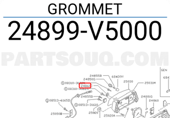 Nissan 24899V5000 GROMMET