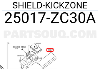 Nissan 25017ZC30A SHIELD-KICKZONE