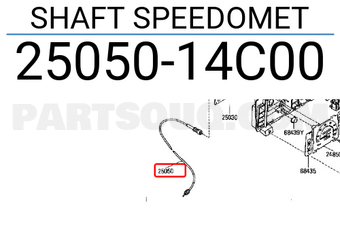 Nissan 2505014C00 SHAFT SPEEDOMET