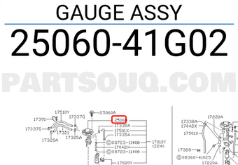 Nissan 2506041G02 GAUGE ASSY