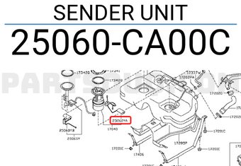 Nissan 25060CA00C SENDER UNIT