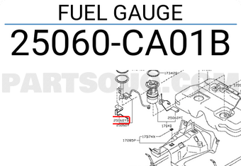 Nissan 25060CA01B FUEL GAUGE
