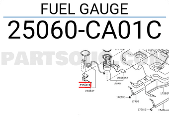 Nissan 25060CA01C FUEL GAUGE