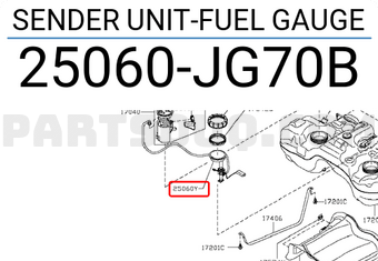 Nissan 25060JG70B SENDER UNIT-FUEL GAUGE