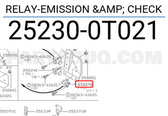 Nissan 252300T021 RELAY-EMISSION & CHECK