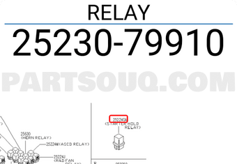 Nissan 2523079910 RELAY