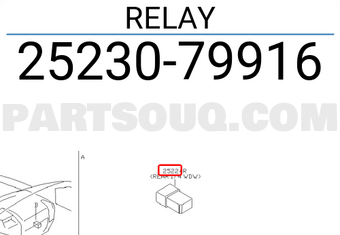 Nissan 2523079916 RELAY