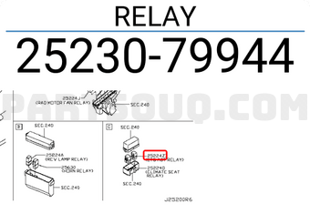 Nissan 2523079944 RELAY