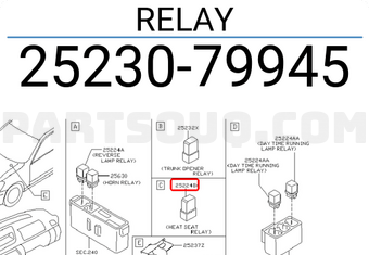 Nissan 2523079945 RELAY