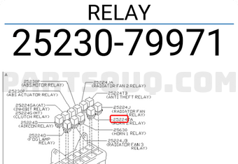 Nissan 2523079971 RELAY