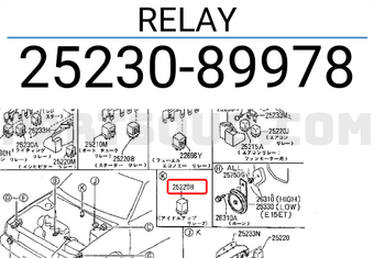 Nissan 2523089978 RELAY