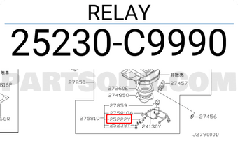 Nissan 25230C9990 RELAY