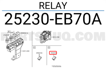 Nissan 25230EB70A RELAY
