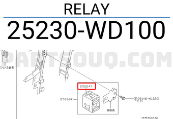 Nissan 25230WD100 RELAY