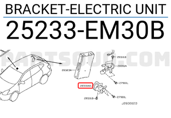 Nissan 25233EM30B BRACKET-ELECTRIC UNIT