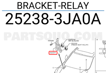 Nissan 252383JA0A BRACKET-RELAY