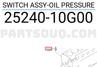 Nissan 2524010G00 SWITCH ASSY-OIL PRESSURE