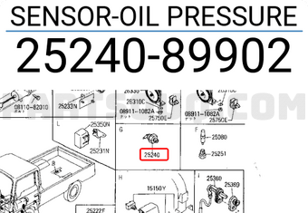 Nissan 2524089902 SENSOR-OIL PRESSURE