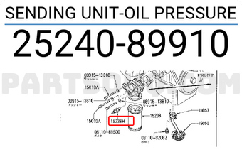 Nissan 2524089910 SENDING UNIT-OIL PRESSURE