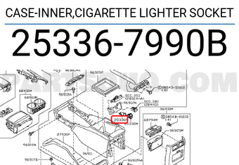 Nissan 253367990B ELECT. HEATING COIL ASSEMBLY