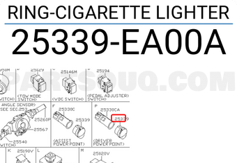 Nissan 25339EA00A ELECT. HEATING COIL ASSEMBLY