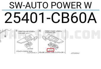 Nissan 25401CB60A SW-AUTO POWER W