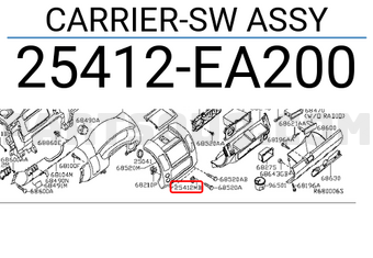 Nissan 25412EA200 CARRIER-SW ASSY