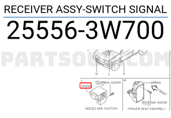 Nissan 255563W700 RECEIVER ASSY-SWITCH SIGNAL
