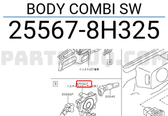 Nissan 255678H325 BODY COMBI SW