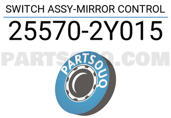 Nissan 255702Y015 SWITCH ASSY-MIRROR CONTROL